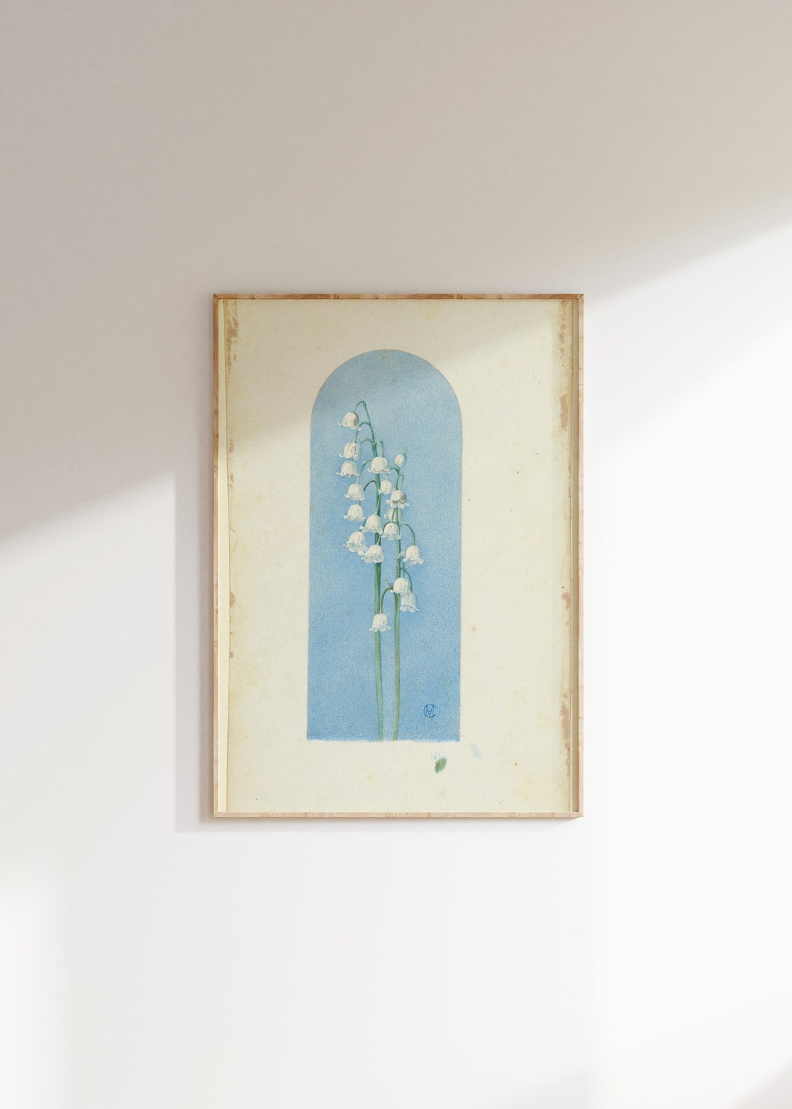 Vintage Lilies Of The Valley Botanical Art Print - Image 3