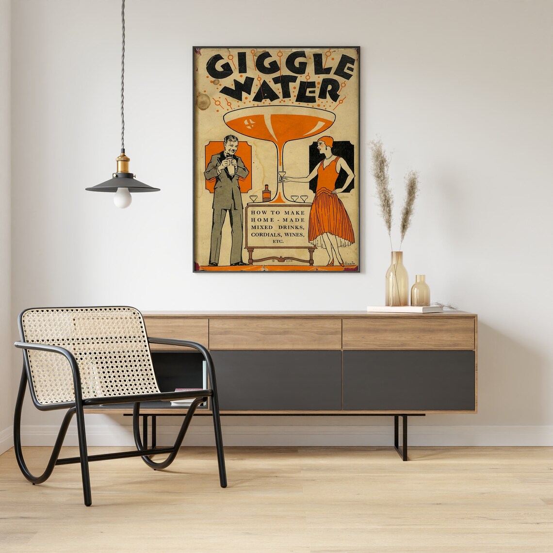 Cocktail Bar Funny Bartender Old Book Cover Poster - Image 2