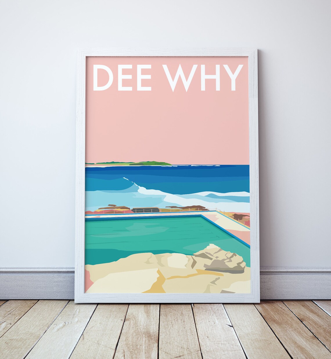 Dee Why Beach Travel Poster, Sydney