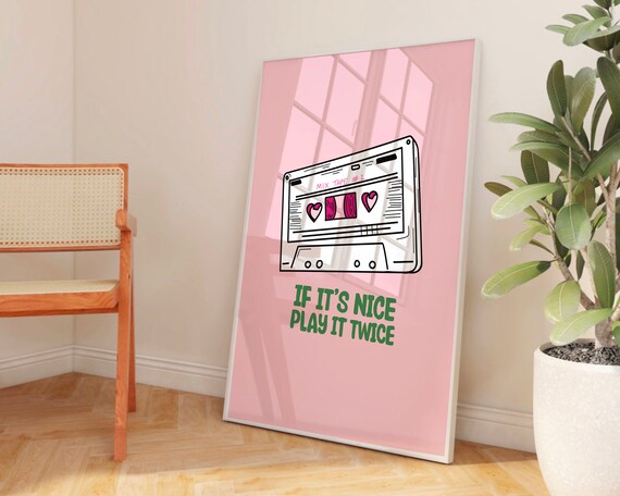 Cassette Mixtape Funky Music Poster Art Print
