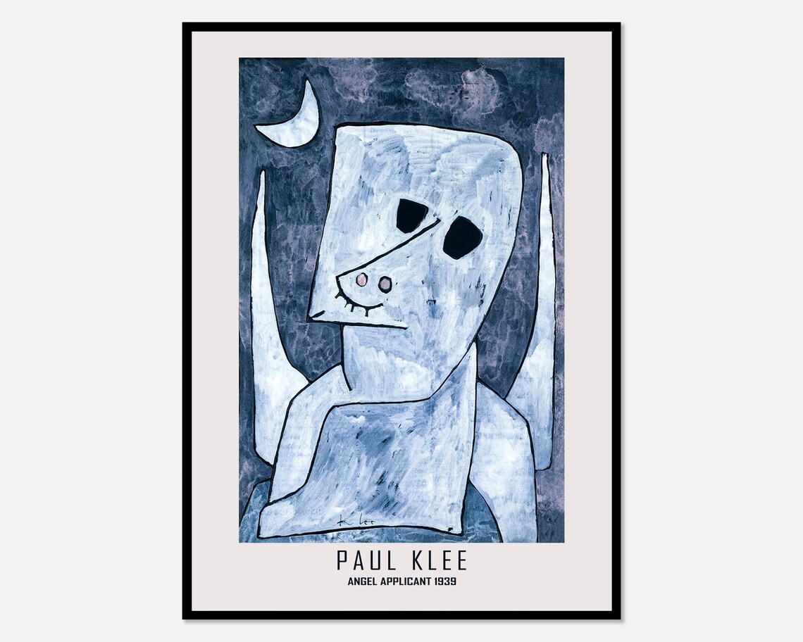 Paul Klee Angel Applicant, Vintage Poster Art Print