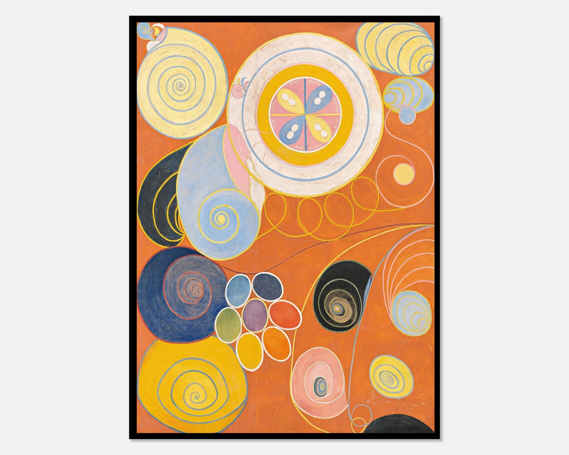 Hilma Af Klint The Ten Largest No 3, Abstract Art Print