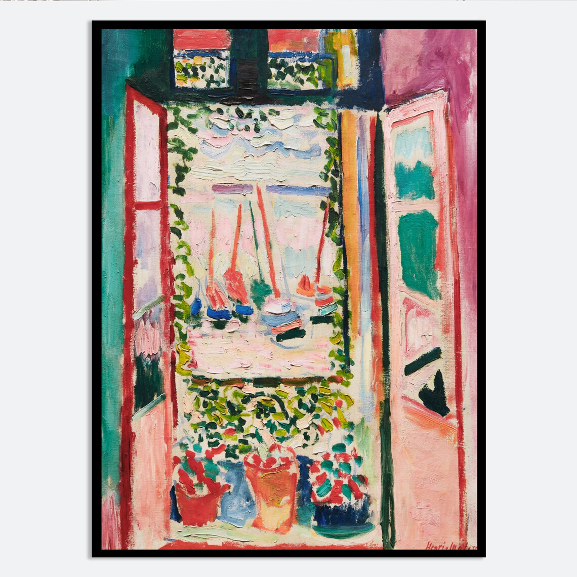Matisse The Open Window Vintage Art Print