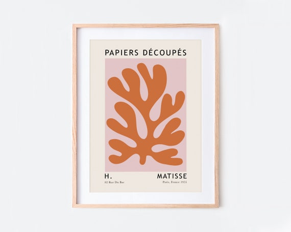 Matisse Cut Outs Vintage Abstract Art Print