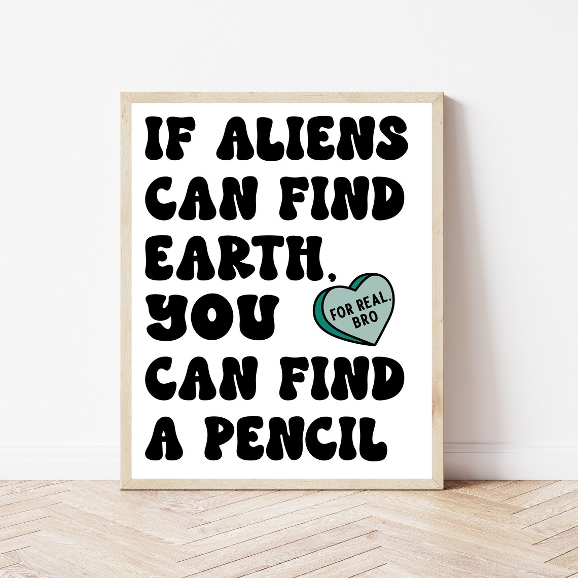 Funny Math Teacher Groovy Classroom Art Print