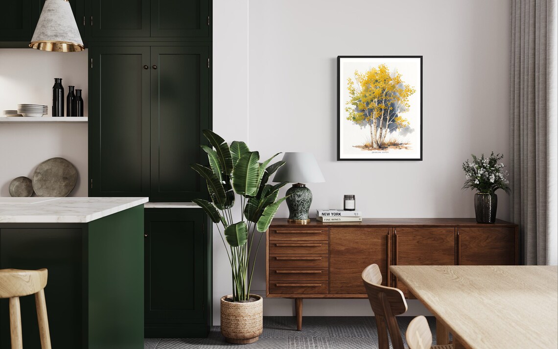 Quaking Aspen Tree Art Print, Nature Wall Decor - Image 2