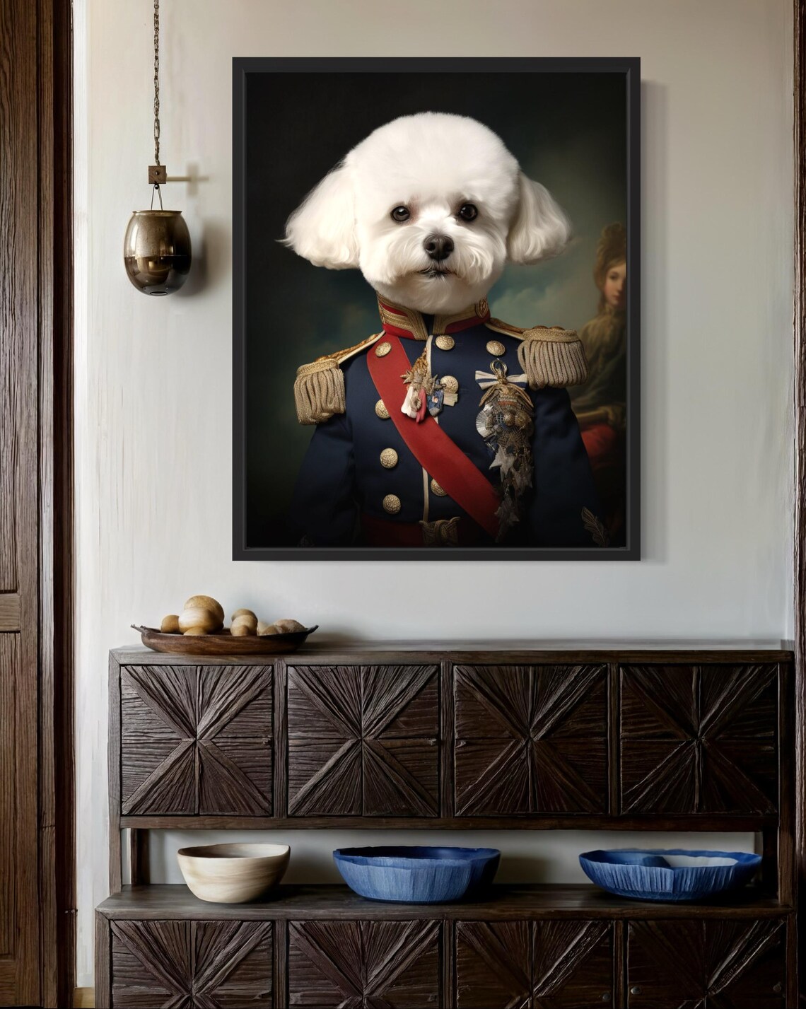 Bichon Frise Dog Humor Art Print, Pet Lover Decor - Image 2