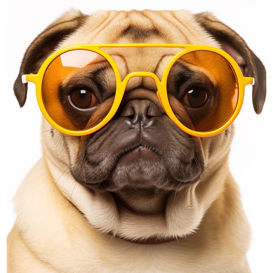 Dog Wearing Sunglasses Art Print, Animal Poster - Image 3