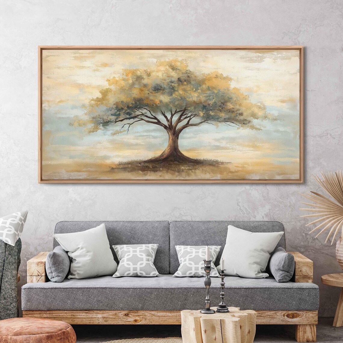 Tree Of Life Vintage Botanical Art Print, Dreamy Style