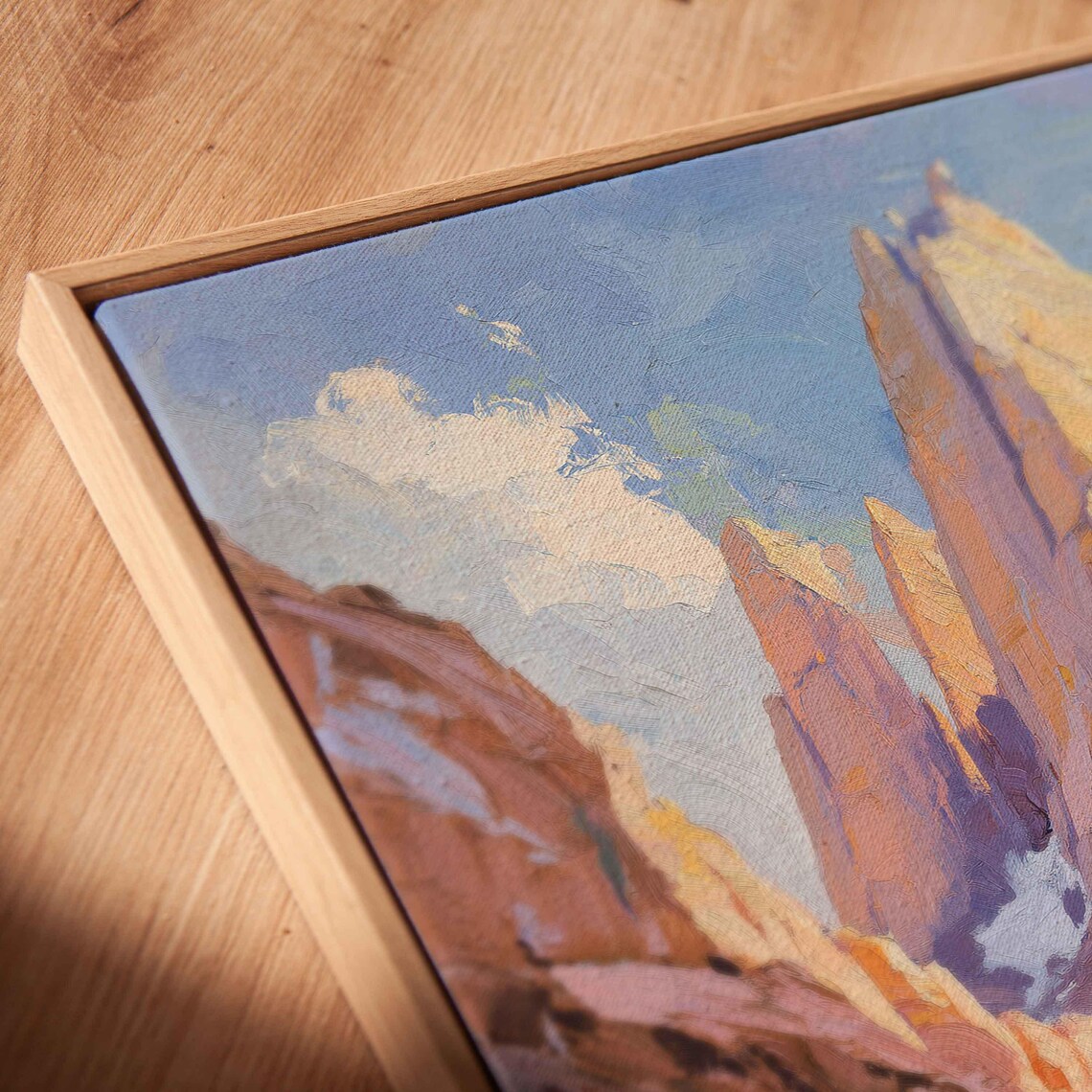 Zion National Park Court Of The Patriarchs Cliffs Dawn Light Poster - Image 2