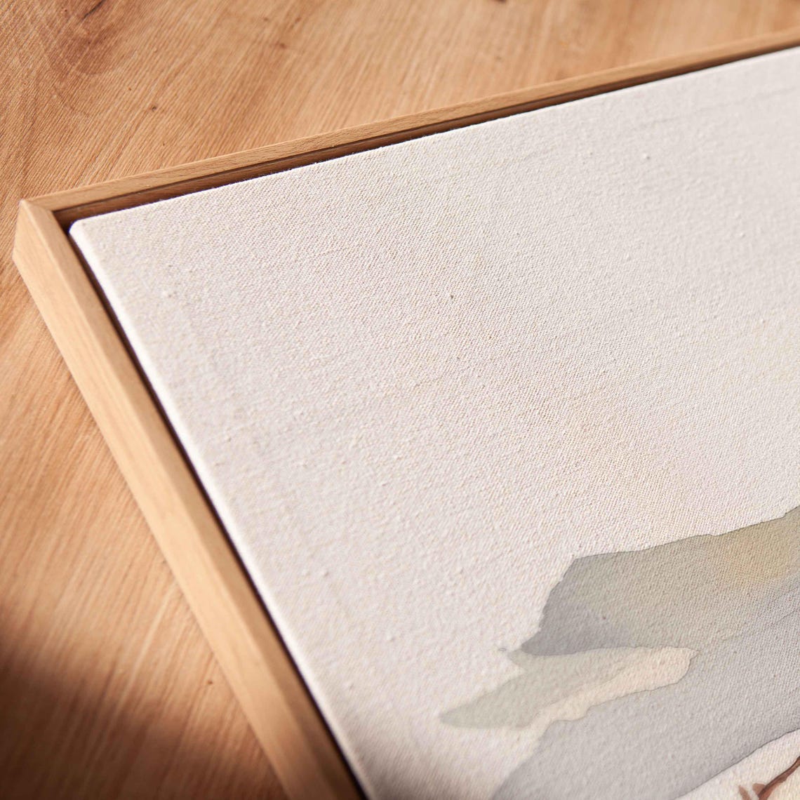 Watercolor Cowboy Hat Rustic Tan Brown Panoramic Wall Poster - Image 2