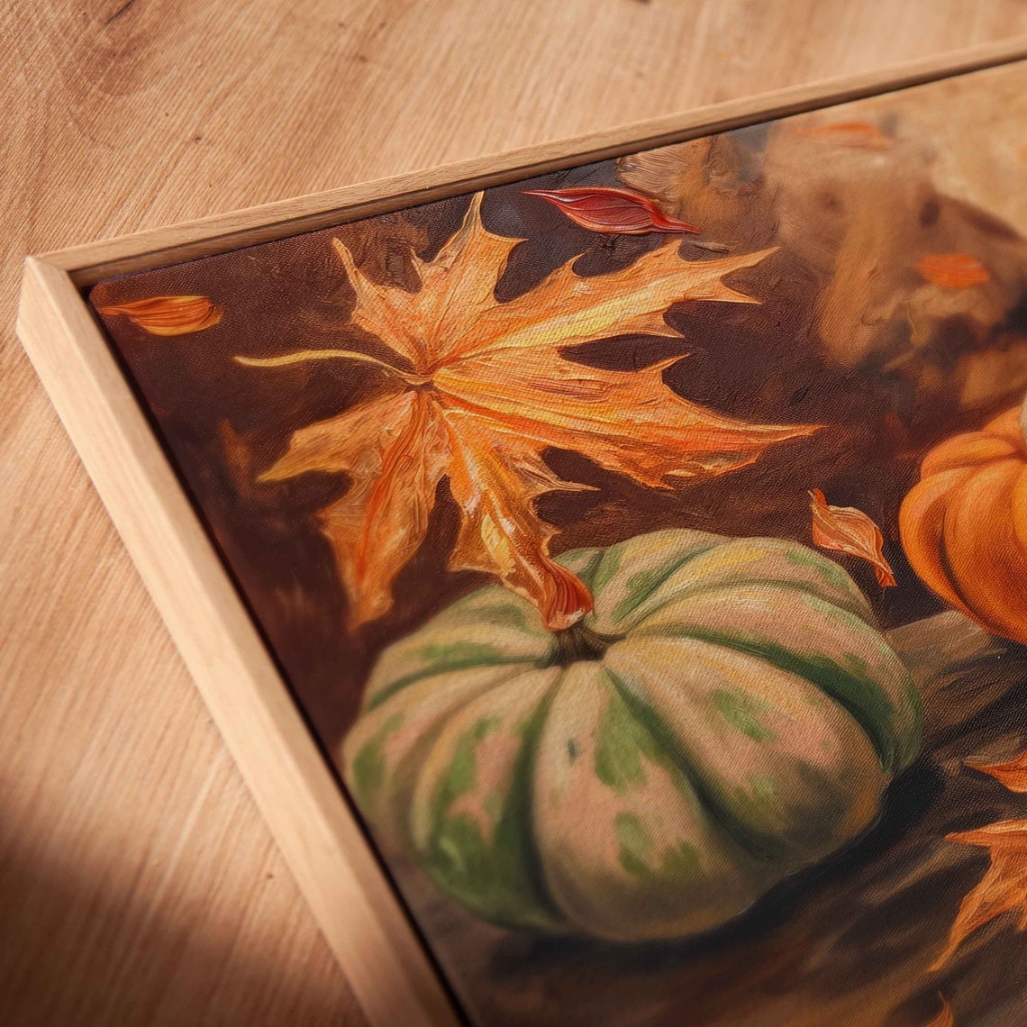 Pumpkin Spice Latte With Whipped Cream Pumpkins And Cinnamon Poster - Image 2