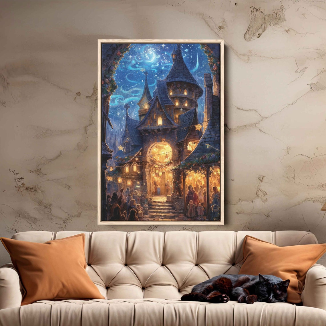 Mage Tower Framed Print Ready To Hang - Image 2