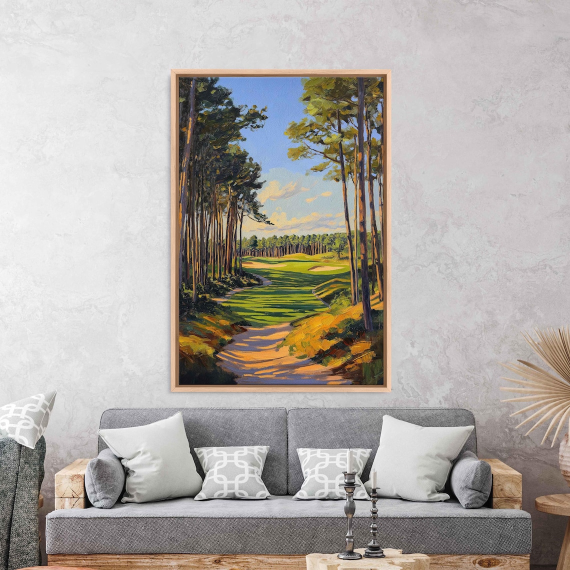 Pinehurst No 2 Landscape, Serene Golf Course