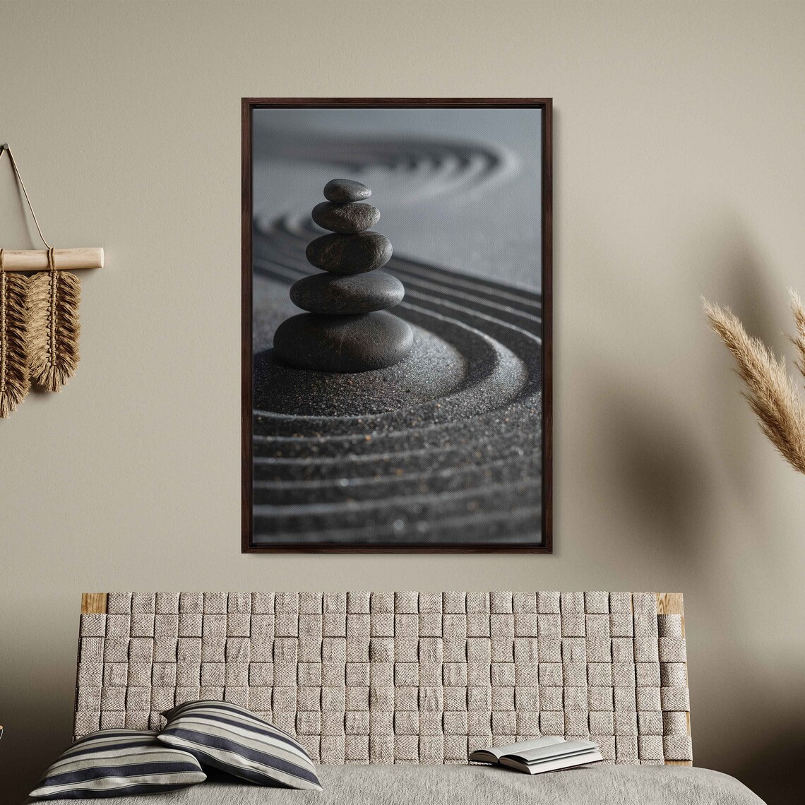 Zen Stacking Stones Art Print, Meditation Rocks - Image 3
