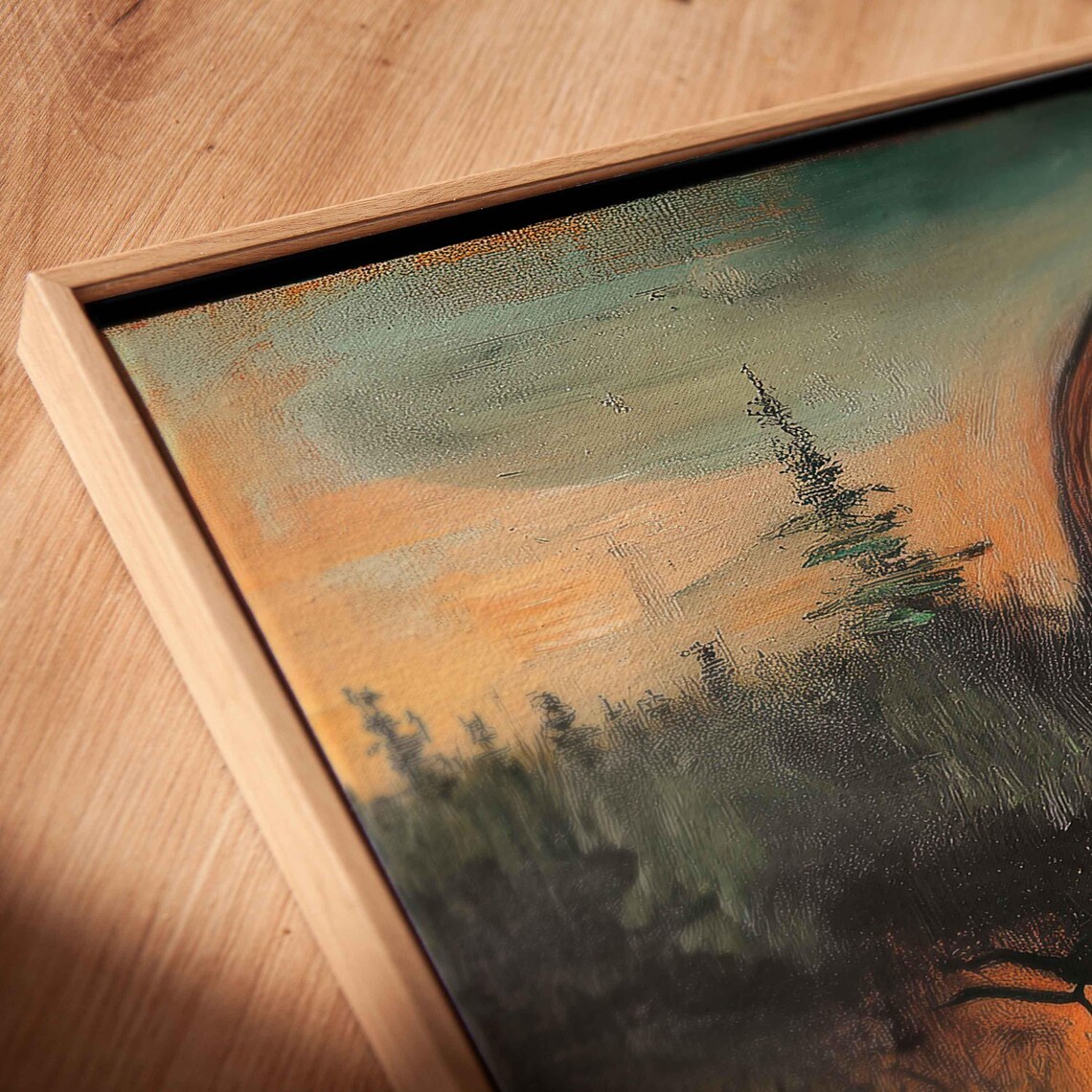 Tree Rings Panoramic Landscape Art Print - Image 2