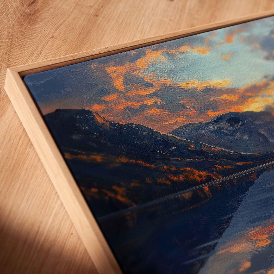 Sunset Over Geiranger Lake, Dramatic Clouds - Image 2