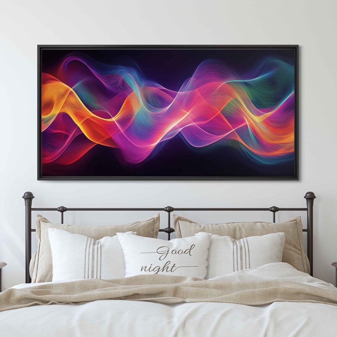 Abstract Sound Waves, Colorful Flowing Lines - Image 3