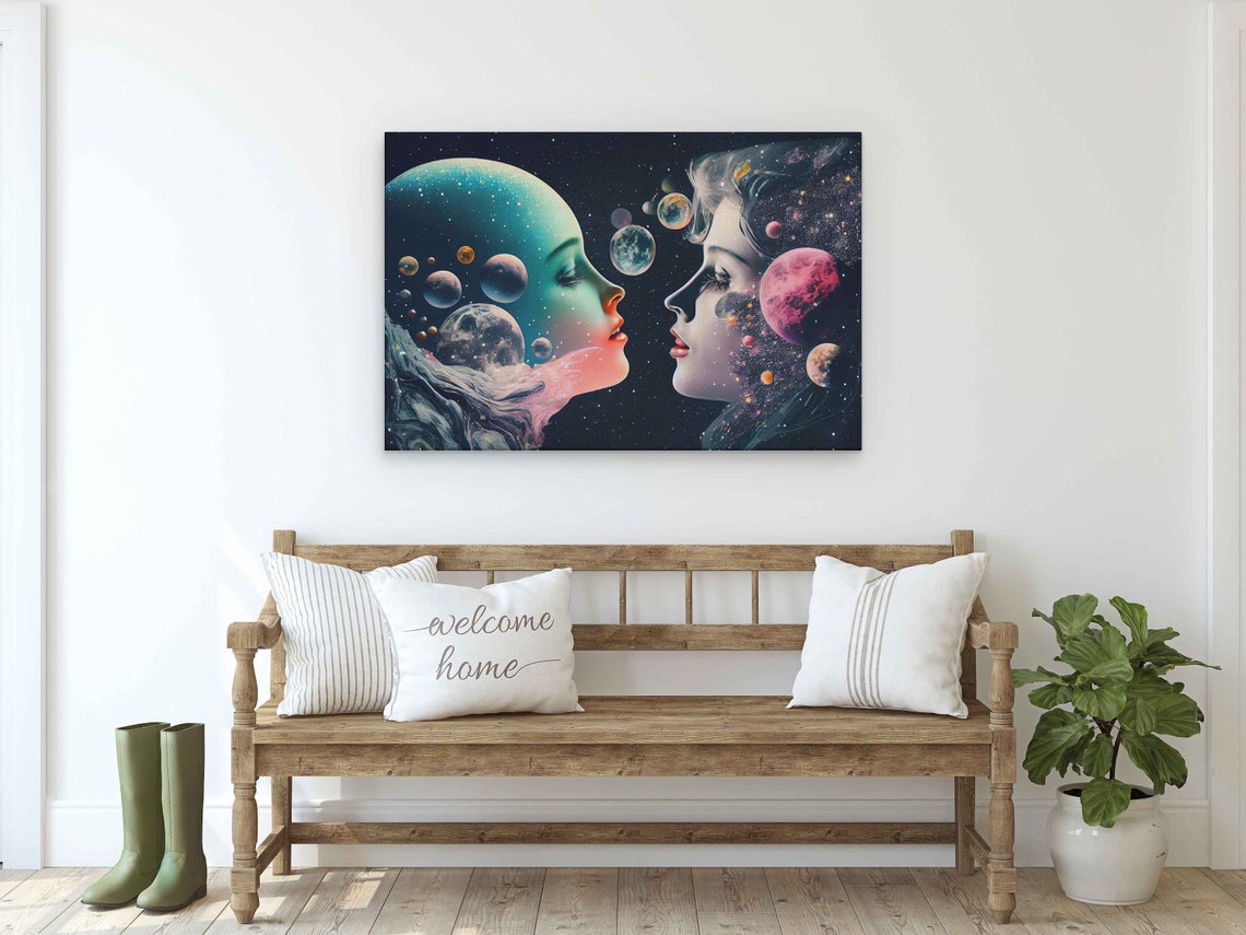 Bubblepunk Space Surrealism Art Print - Image 2
