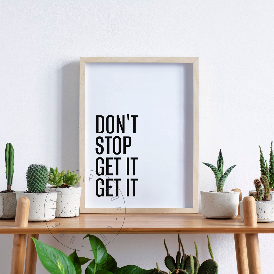 Don't Stop Get It Get It Bold Motivational Rap Lyrics Poster - Image 5