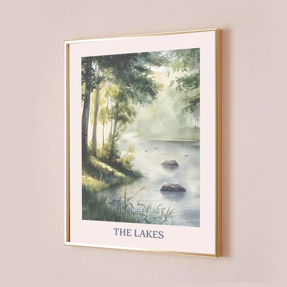 The Lakes Taylor Poster Quote Lyric Print Inspired Subtle Office Decor Home Room Wall Art Bedroom Preppy Dorm