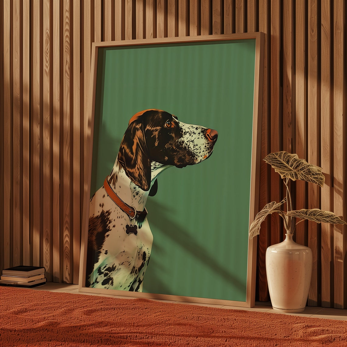 German Pointer Dog Profile Vintage Hunting Poster for Dog Lovers - Image 5