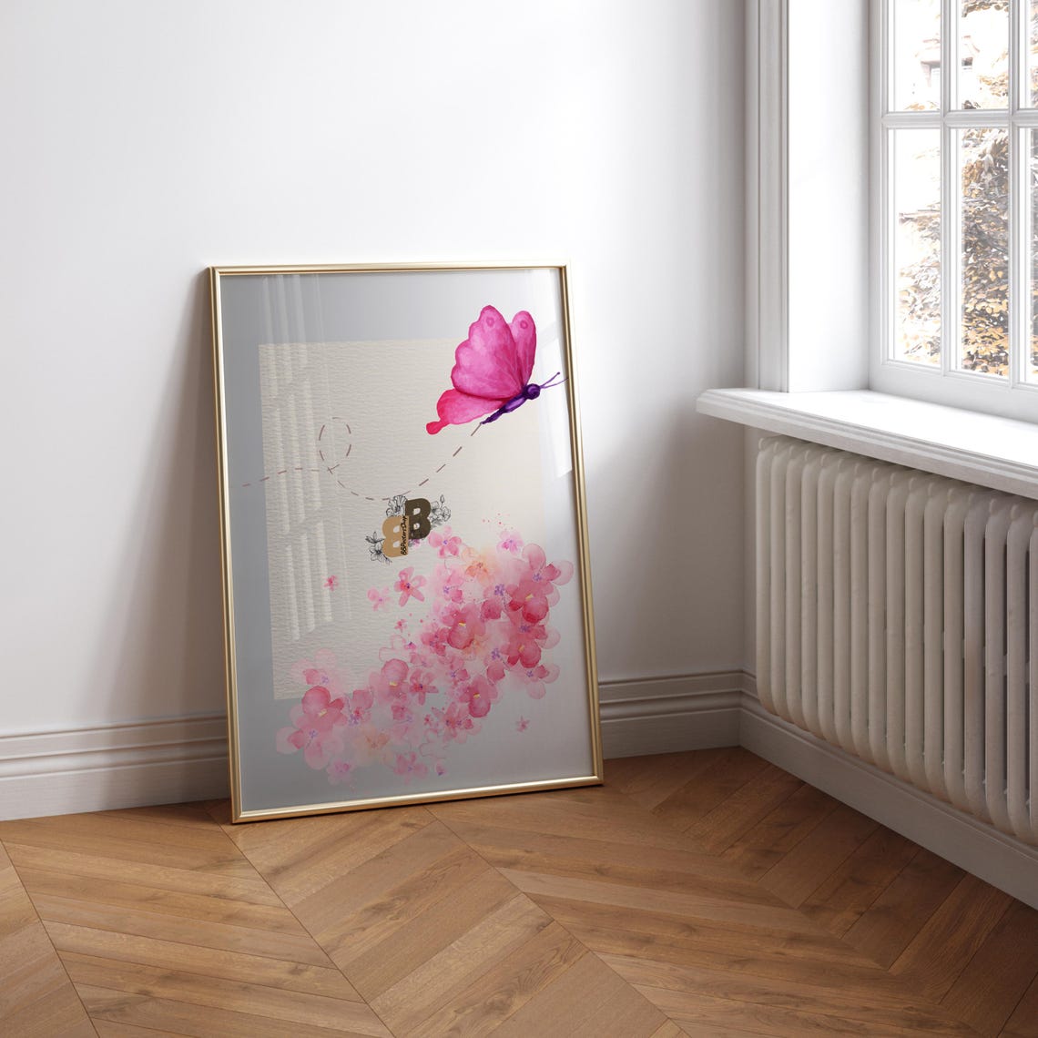 Butterfly Poster Unique Design Art