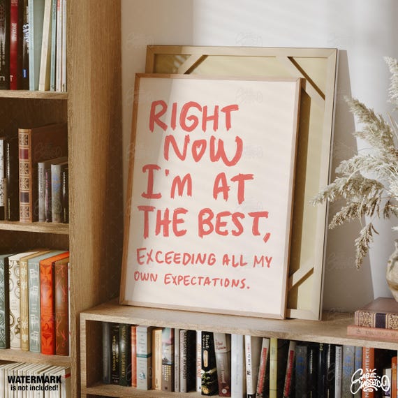 Honestly I Have Been Amazing Far Surpassing Anything You Might Think Quote Wall Art Motivational Poster Inspirational Wall Art