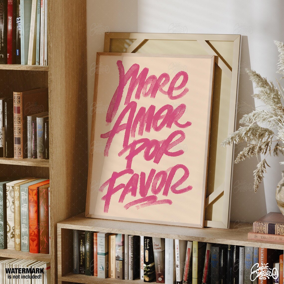 More Amor Por Favor Love Quote Print Indie Room Decor Typography Print Inspirational Wall Art Quote Print Aesthetic Room Decor - Image 2