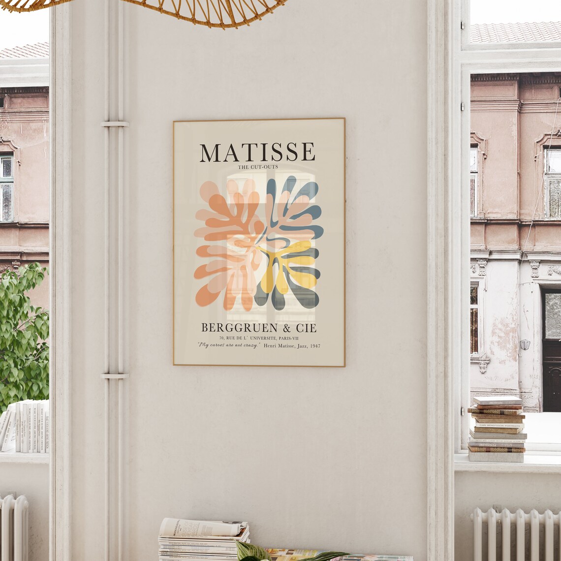 Matisse The Cut Outs Berggruen Paris Gallery Pastel Art Poster - Image 2