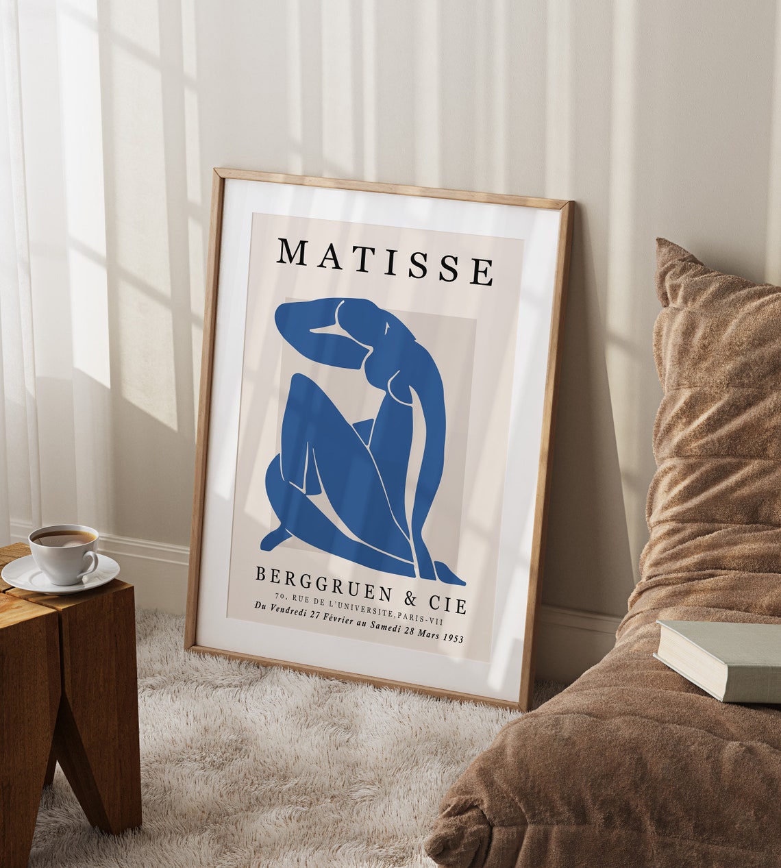 Matisse Blue Nude 1953 Berggruen and Cie Paris Exhibition Poster - Image 5