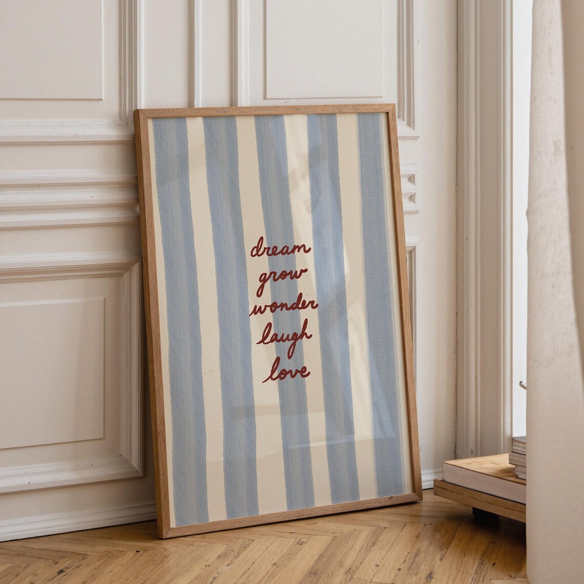 Live Laugh Love Minimalist Home Decor, Art Print