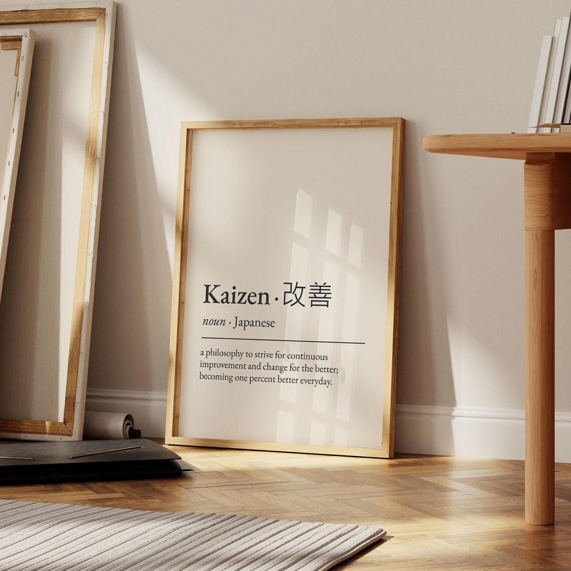 Kaizen Japanese Definition Continuous Improvement Philosophy Office Poster - Image 4