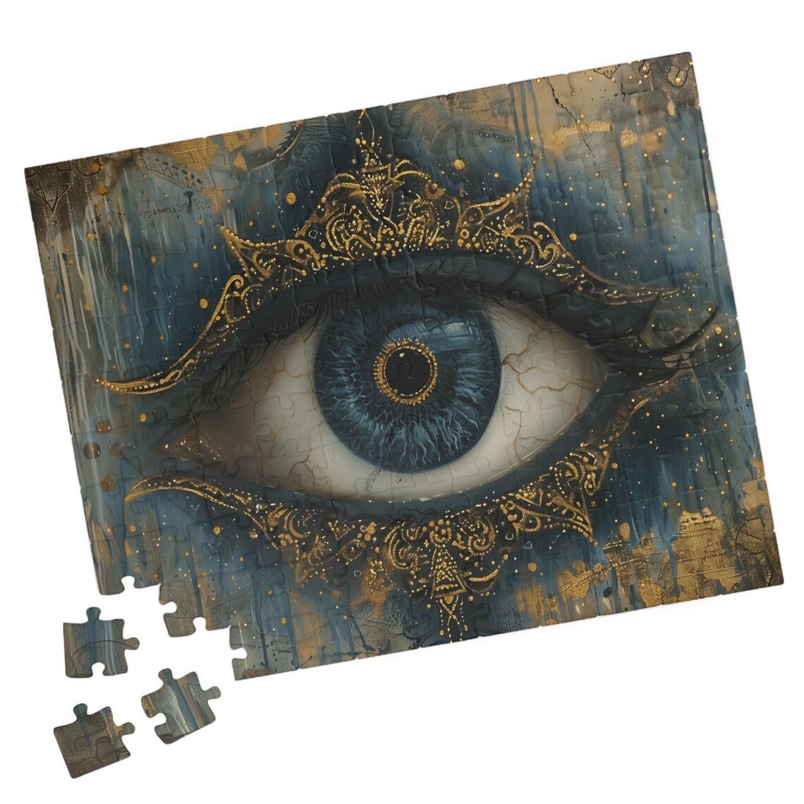Evil Eye Illustration Art Print, Unique Gift