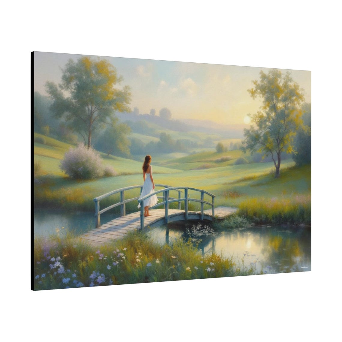 A Walk In Paradise Abstract Art Print - Image 2