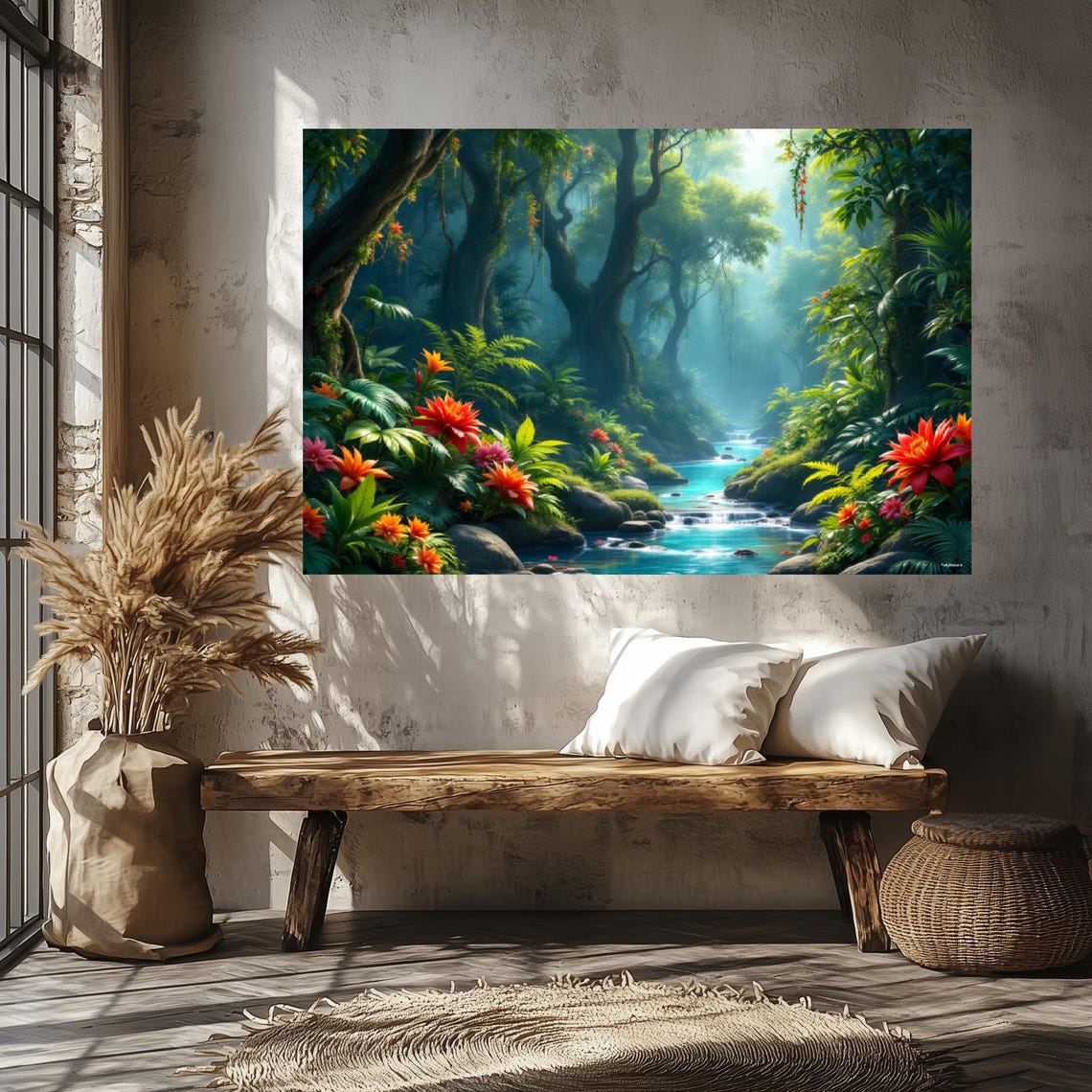 Tropical Jungle, Tropical Art Print