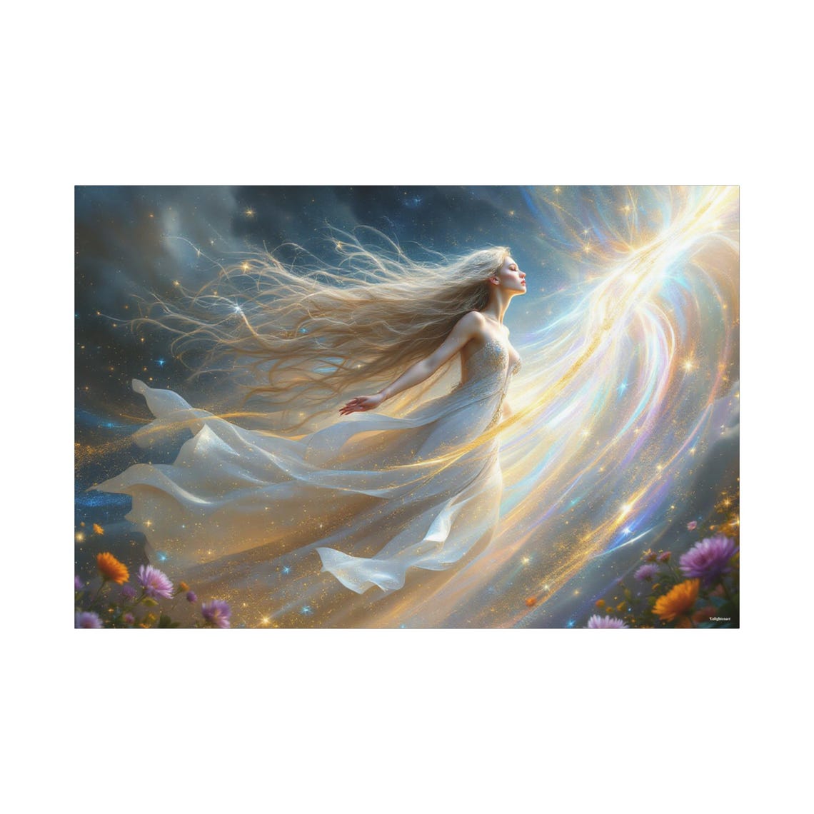 Celestial Dance Abstract Art Print - Image 3