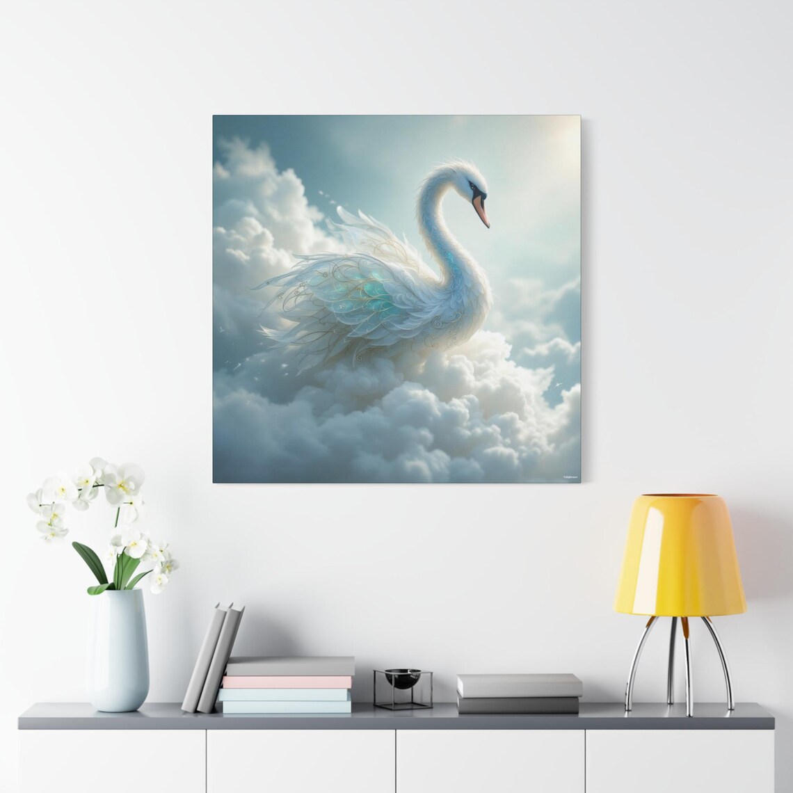 Wings Of Heaven - Abstract Art Print - Image 2