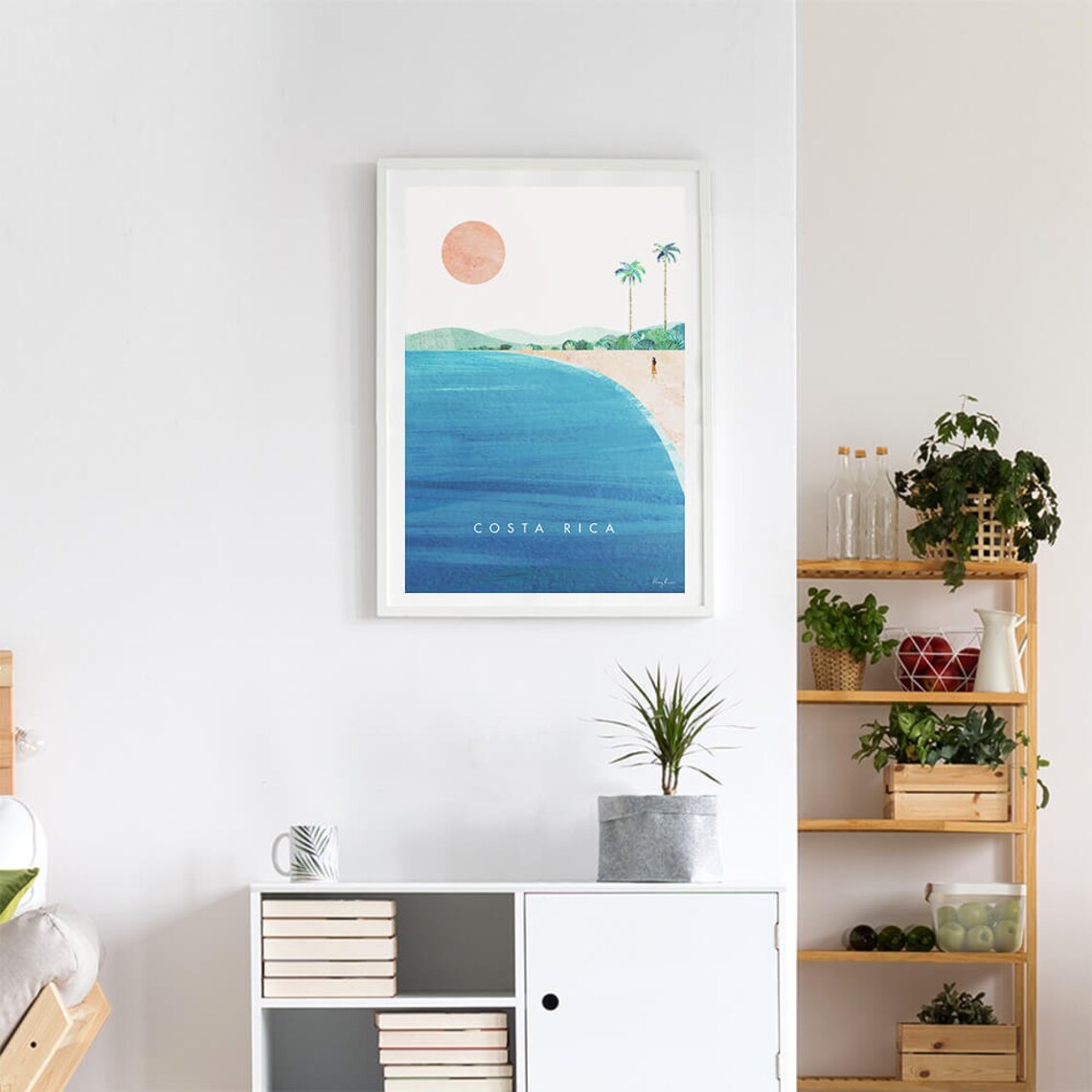 Costa Rica Travel Poster, Minimalist Vintage Retro - Image 4