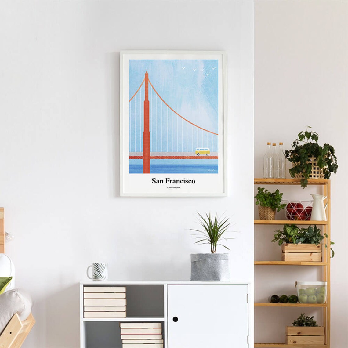Henry Rivers San Francisco Travel Poster Art Print - Image 4