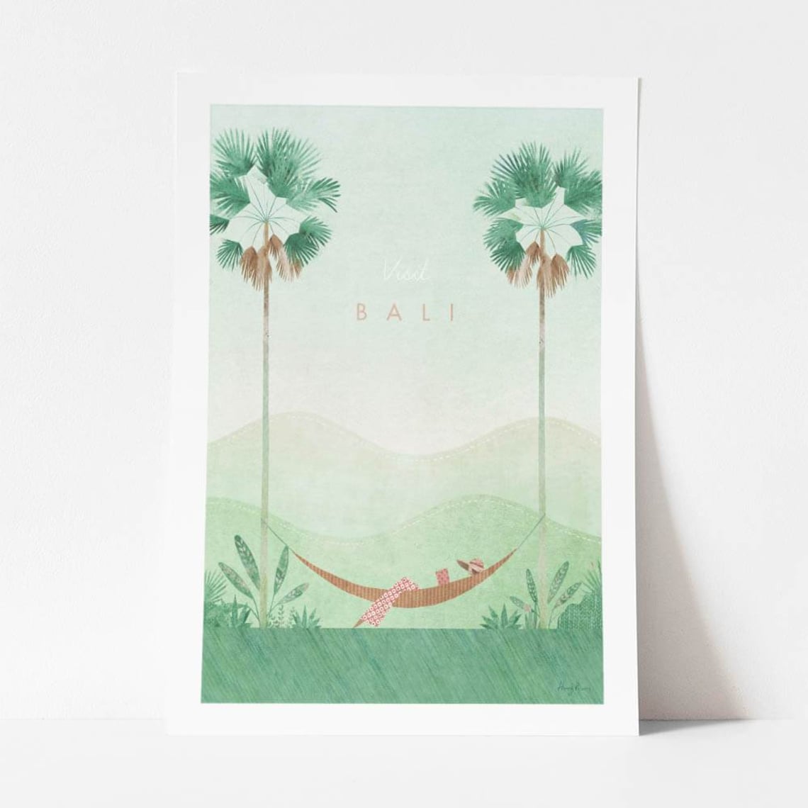 Bali Vintage Travel Poster, Minimalist Wall Art - Image 4