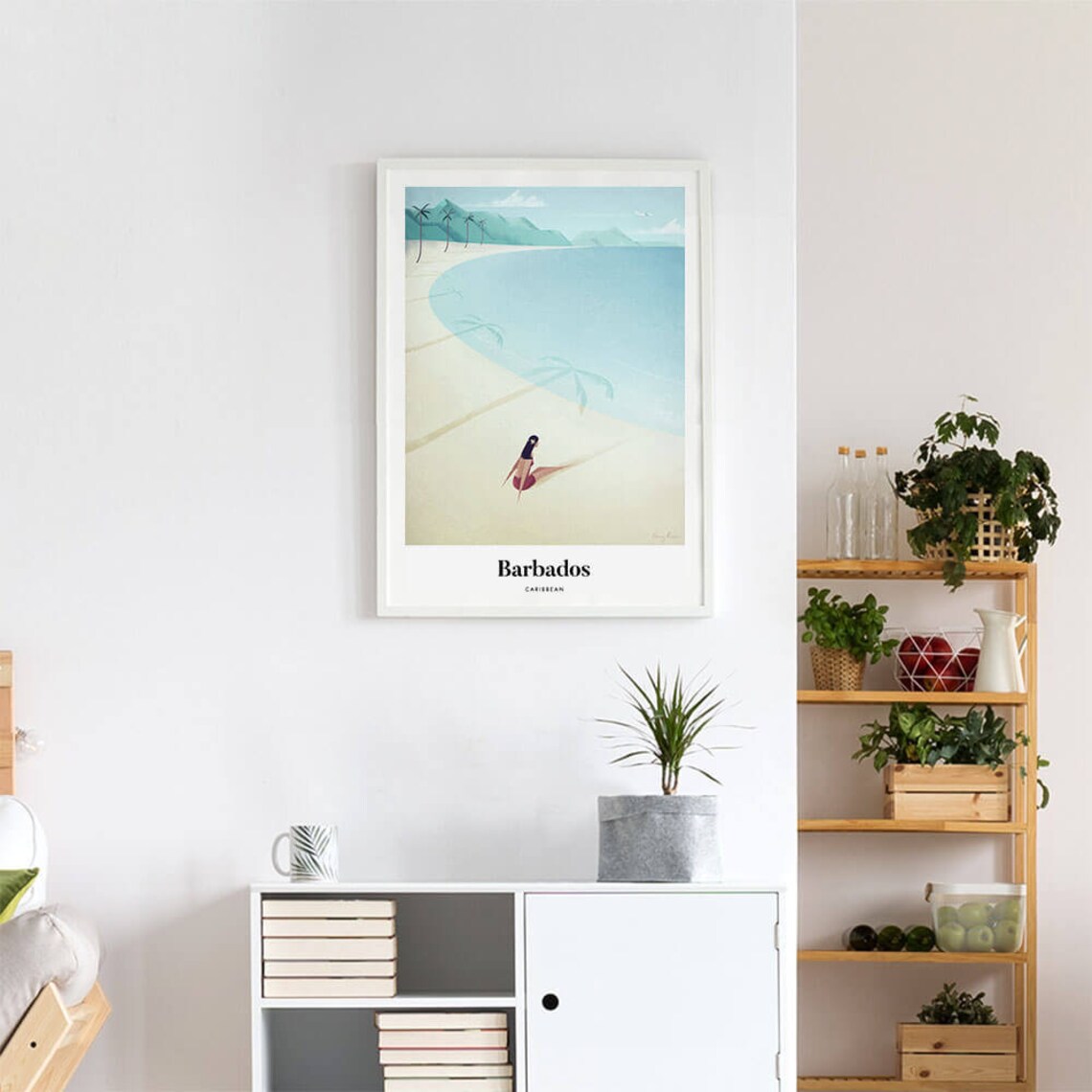 Barbados by Henry Rivers, Travel Poster Art Print - Image 4