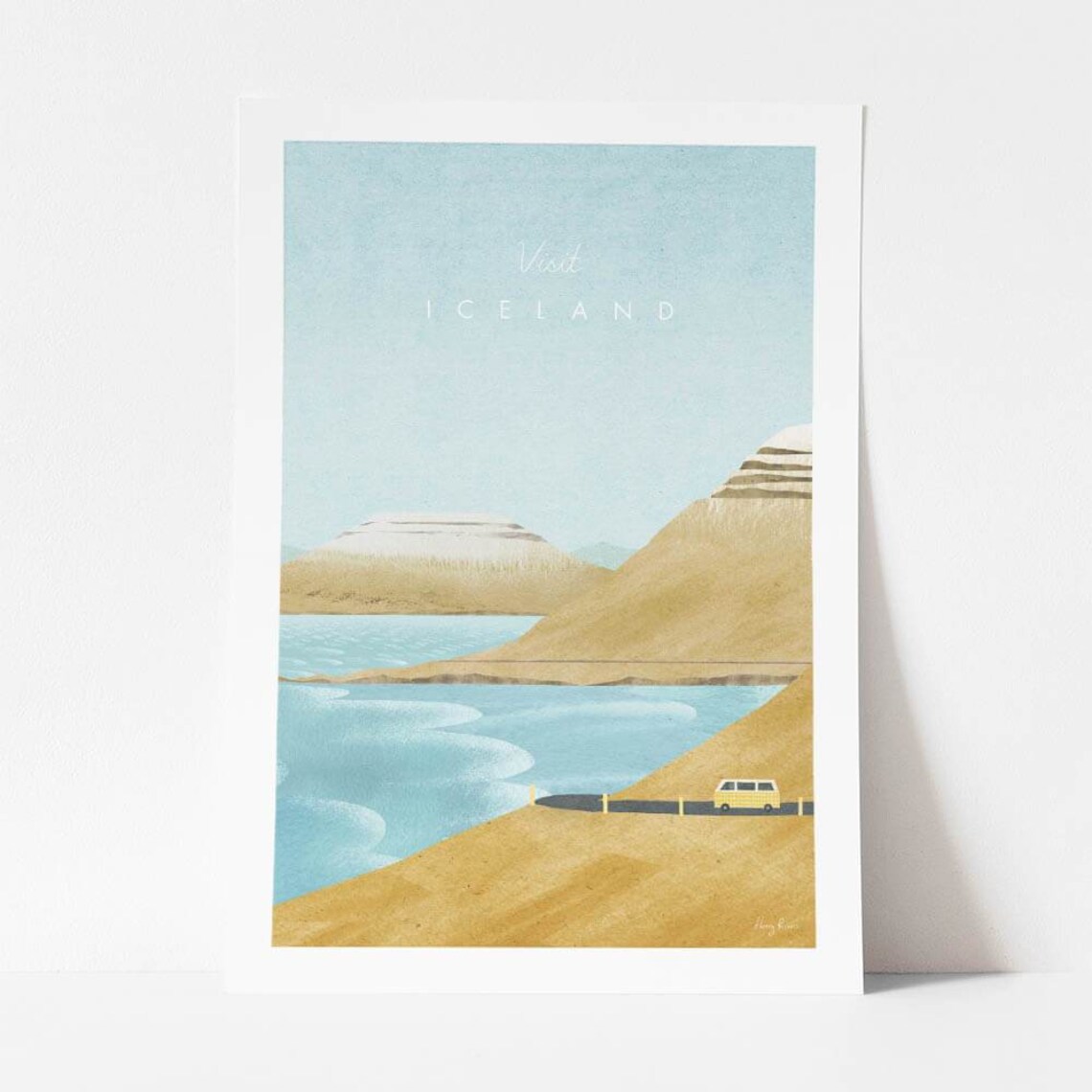 Iceland Vintage Retro Travel Poster Art Print - Image 4