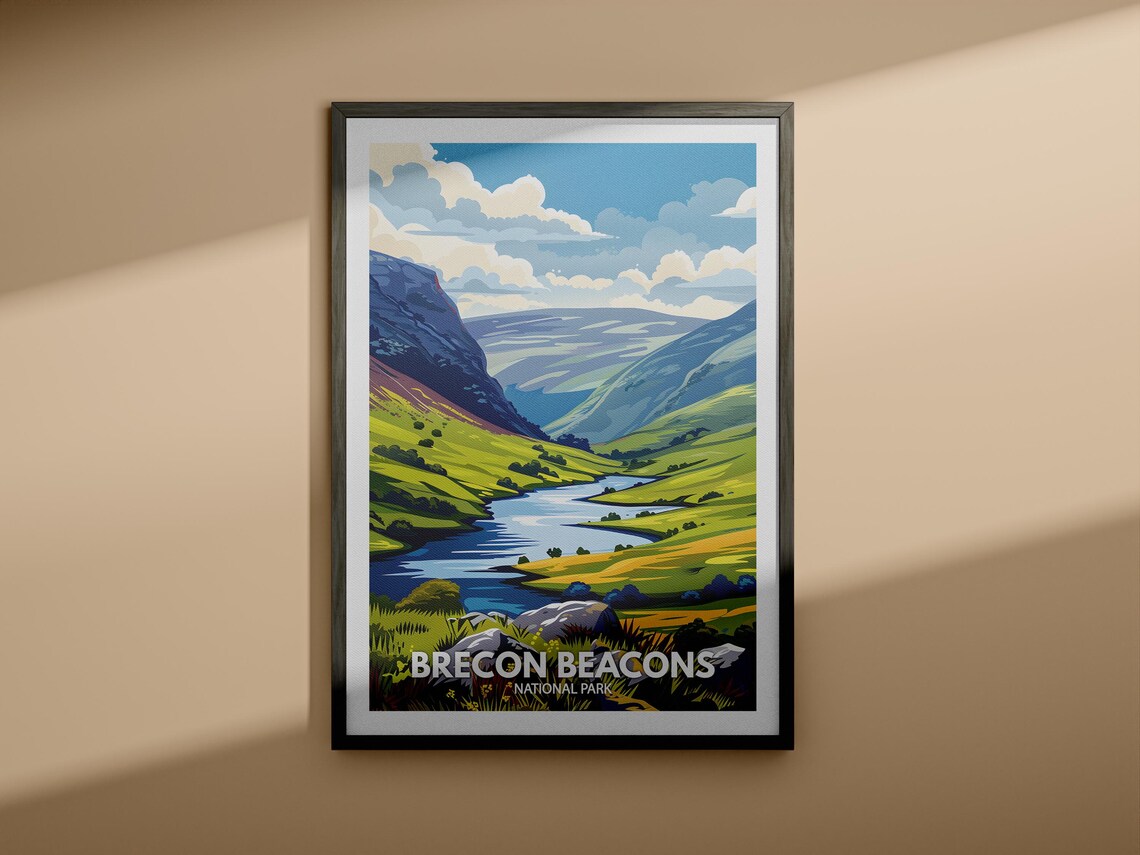 Brecon Beacons National Park Travel Poster - Image 3