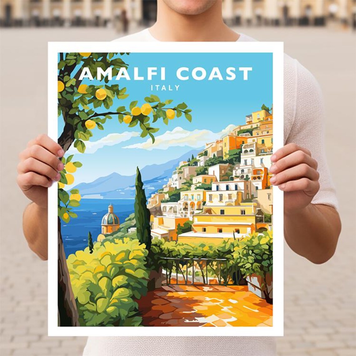 Amalfi Coast Italy Wall Art Print