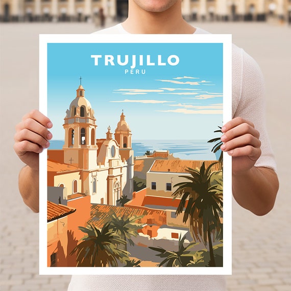 Trujillo Peru Travel Wall Art Poster Print