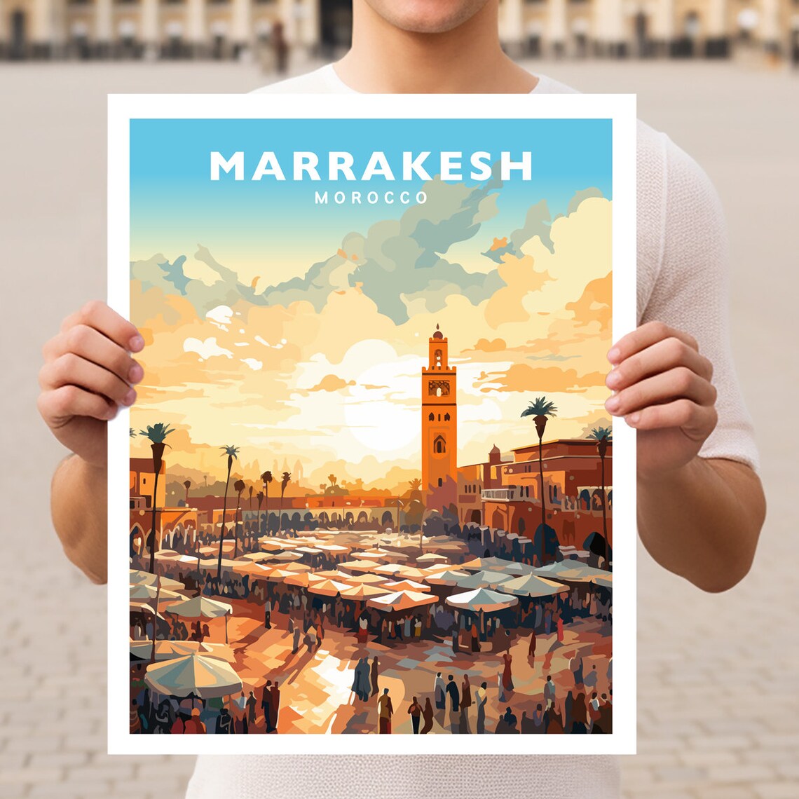 Marrakesh Morocco Wall Art Print