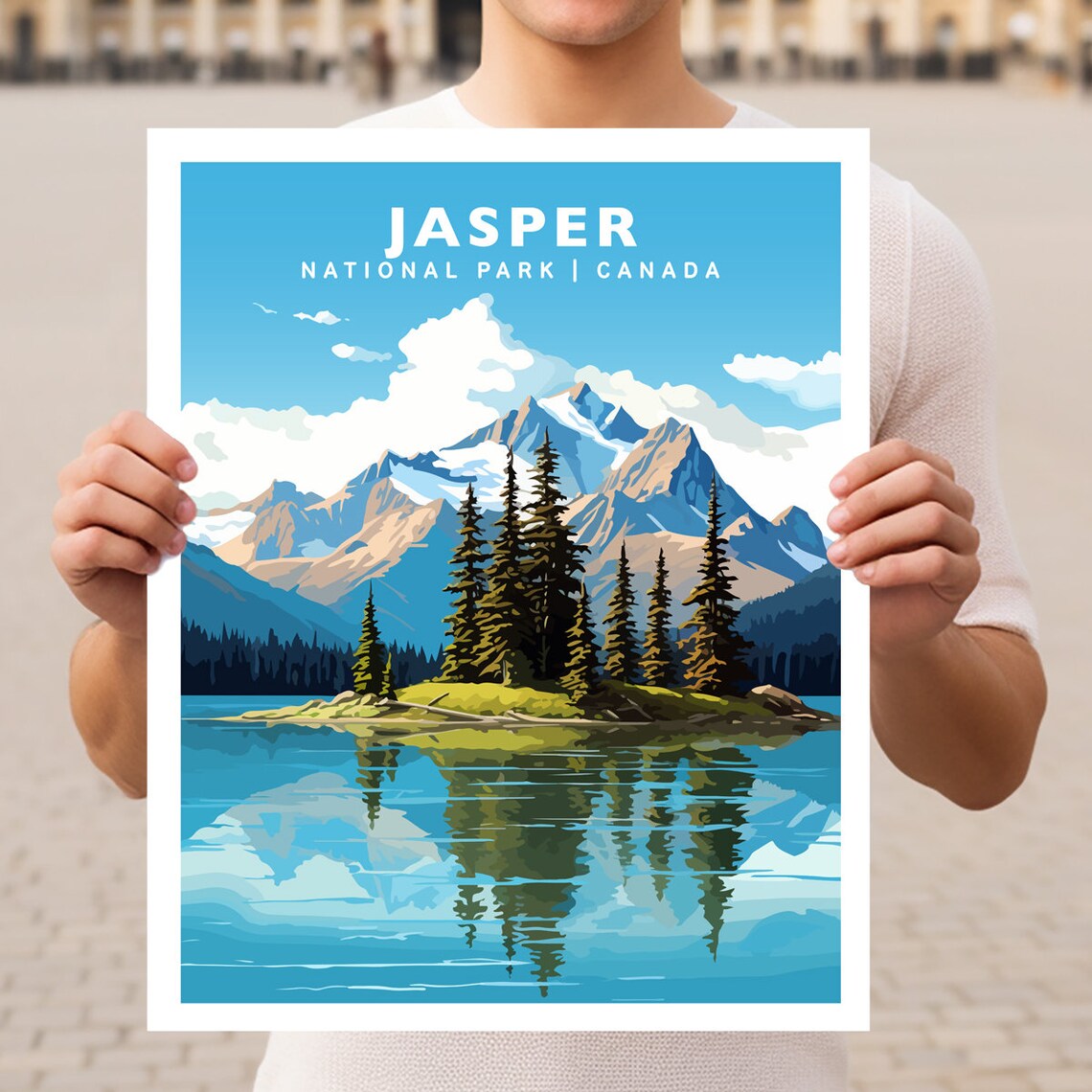 Jasper National Park Travel Wall Art Print
