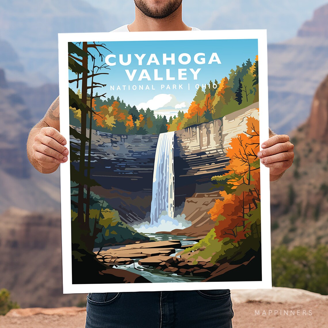 Cuyahoga Valley National Park Travel Poster, Ohio