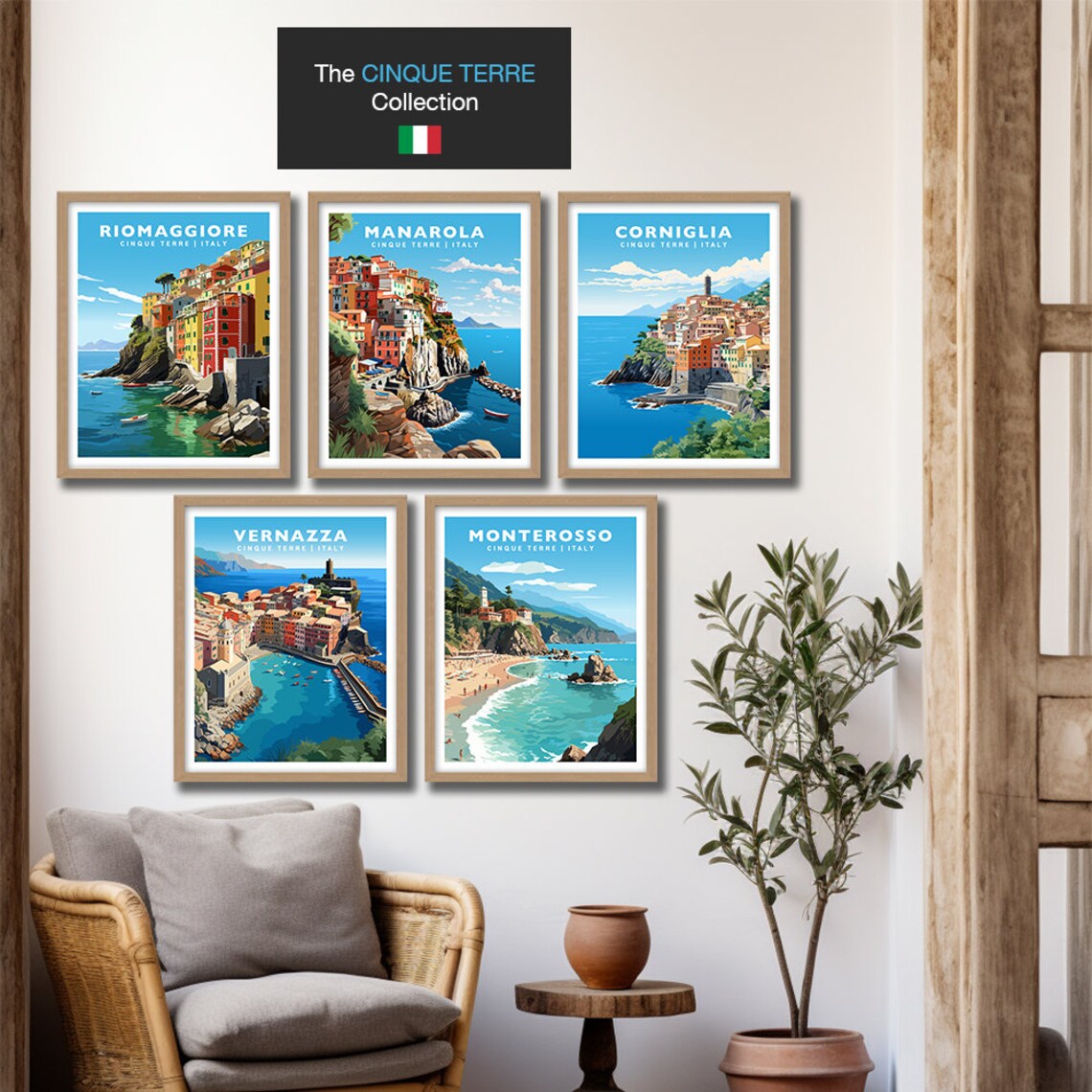 Taormina Italy Sicily Travel Poster, Travel Poster - Image 2
